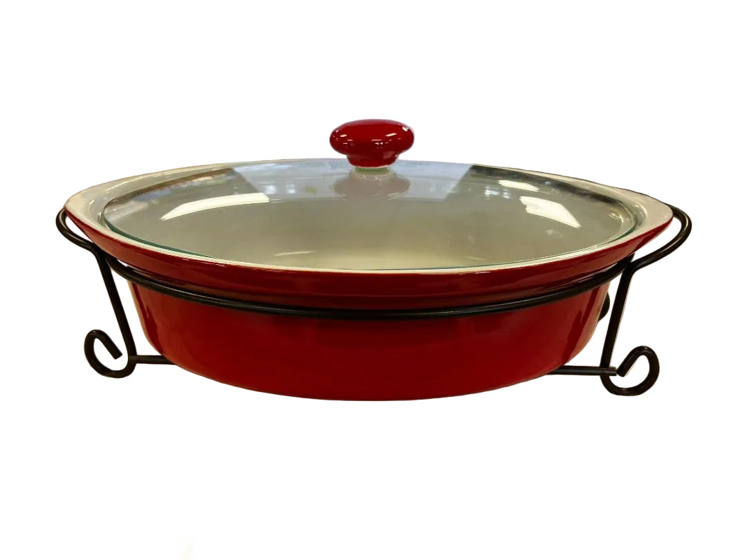 Caliente Baking Dish Large Red