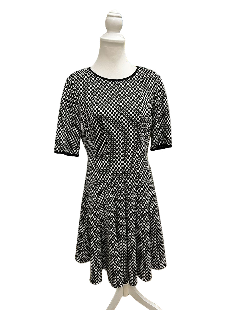 Danny Nicole Fit and Flare Polka Dot Dress Size 14