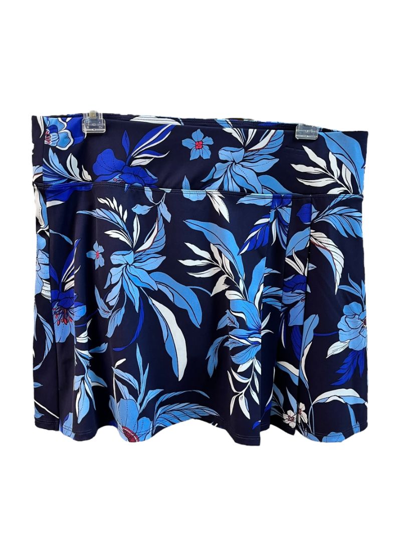 Blue Tropical Activewear Skort by Tommy Bahama