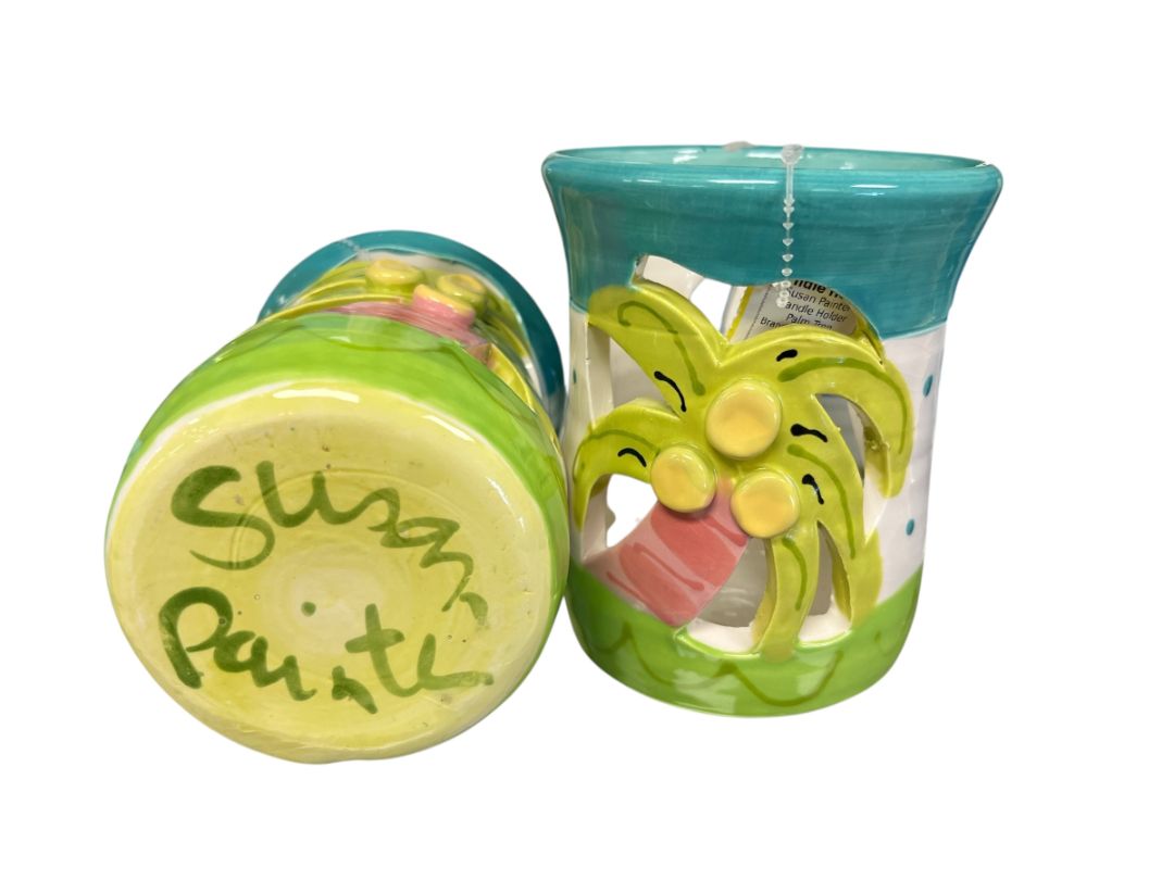 Palm Tree Candle Holder by Susan Painter