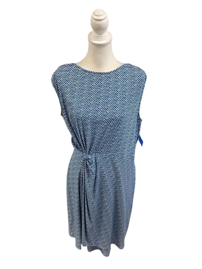 Blue Side Draped Dress by Tommy Bahama