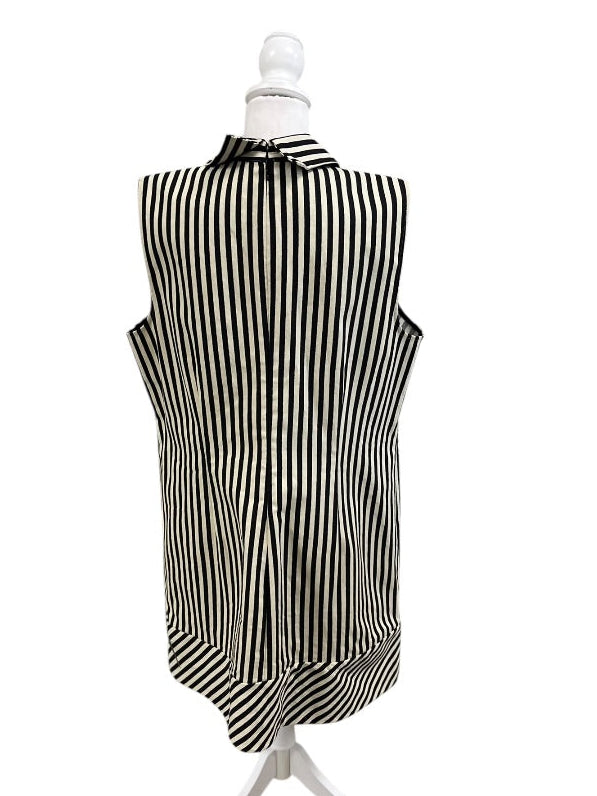 Black and White Striped Mini Dress by Pearl by Lela Rose