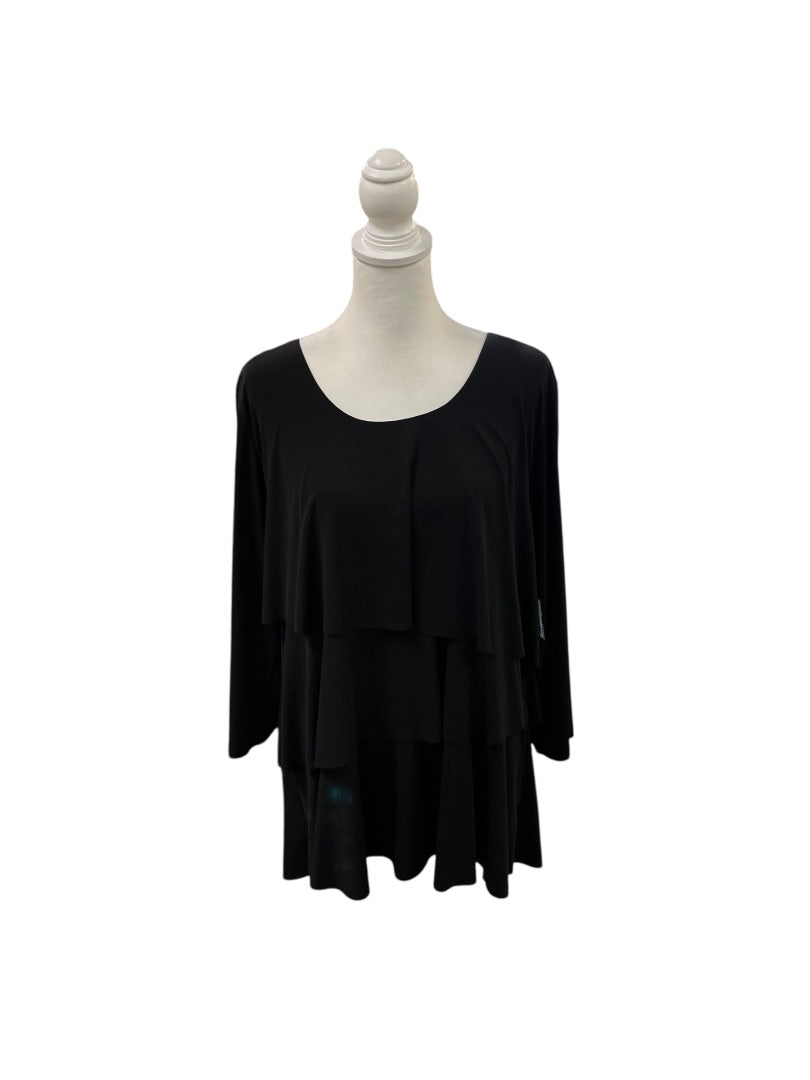 Susan Graver Tops XL Black