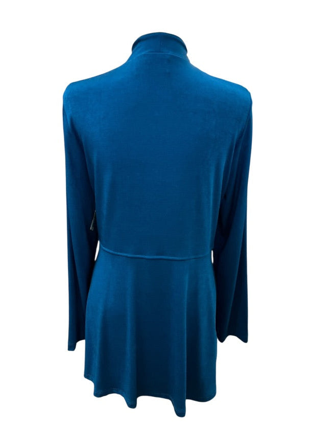 Turquoise Blue Open Front Cardigan by Chico's