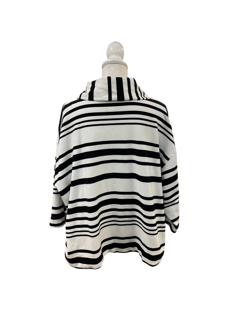 Black and White Stripe Jacket by Ruby Road