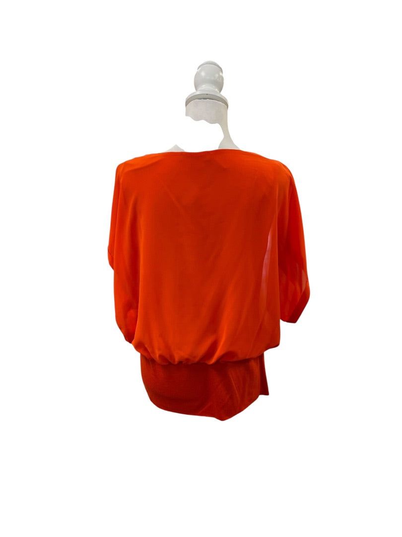 Orange Flow Top by J Jill