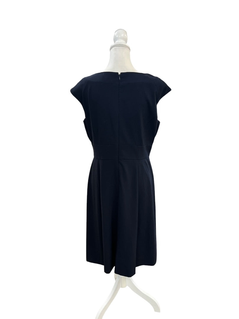 Tahari Classic Navy Blue Dress Size 12