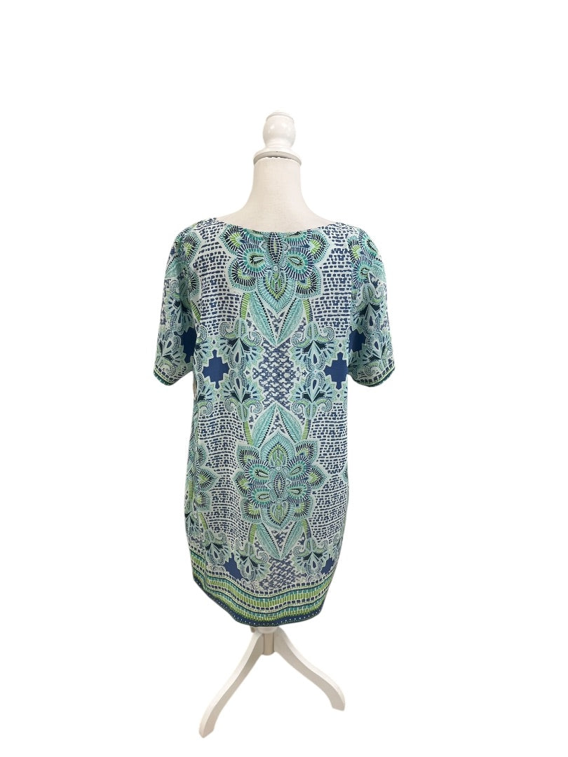 Sigrid Olsen Blue & Green Tunic Beach Cover