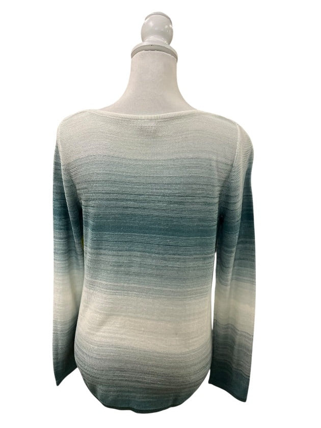 Blue & White Ombre Top by Chico's