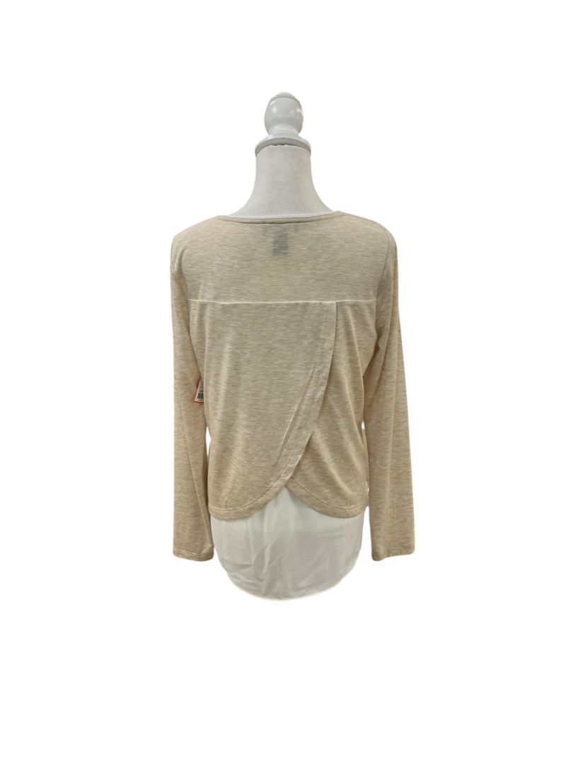 Beige Fall Top by WHBM
