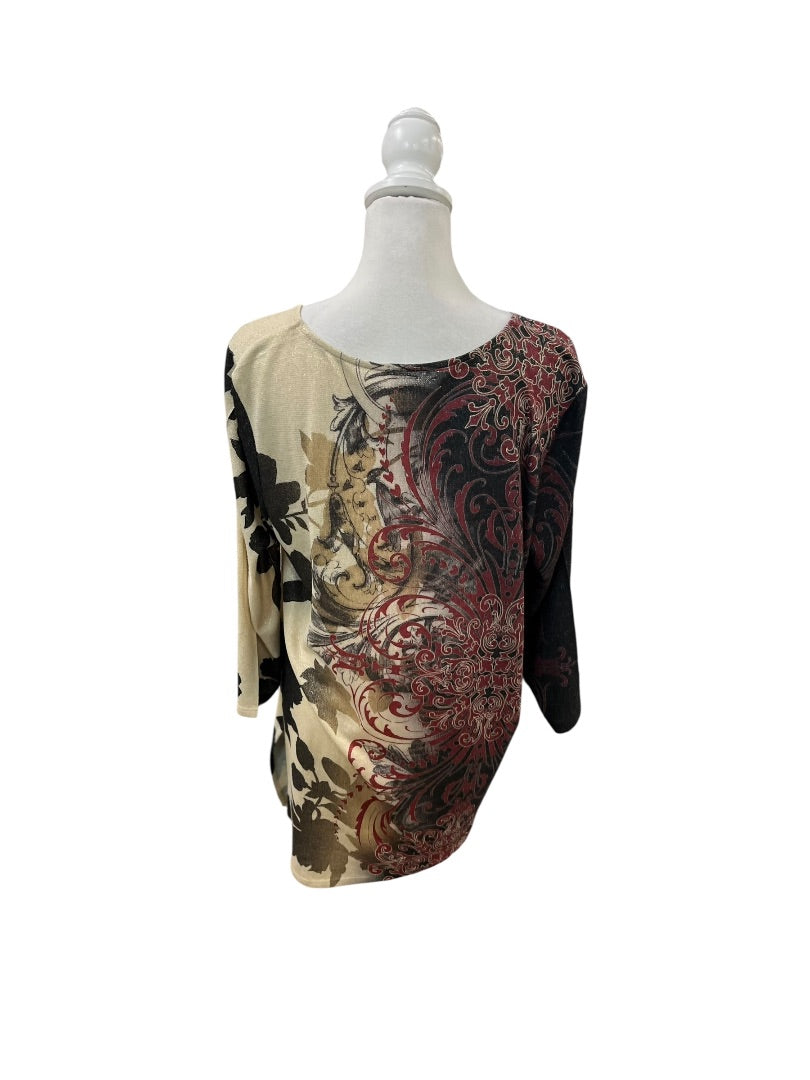 Sully Baroque Asymmetrical Top by Chico's