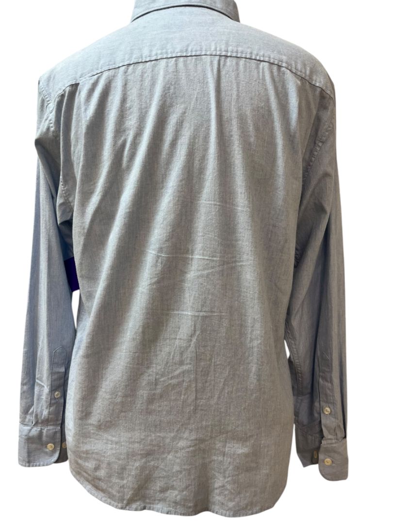 Tommy Bahama Cotton Spandex Long Sleeve Button Down Blue Shirt Size S