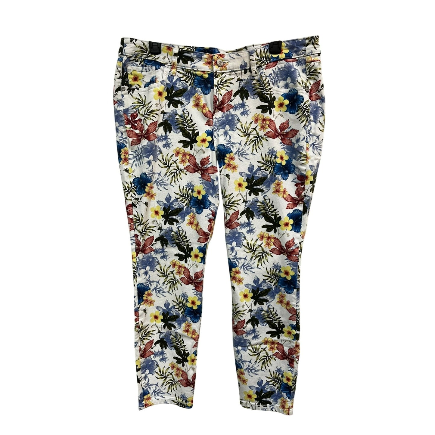 Tommy Bahama Eros Botanical Ankle Crop Jeans Size 16