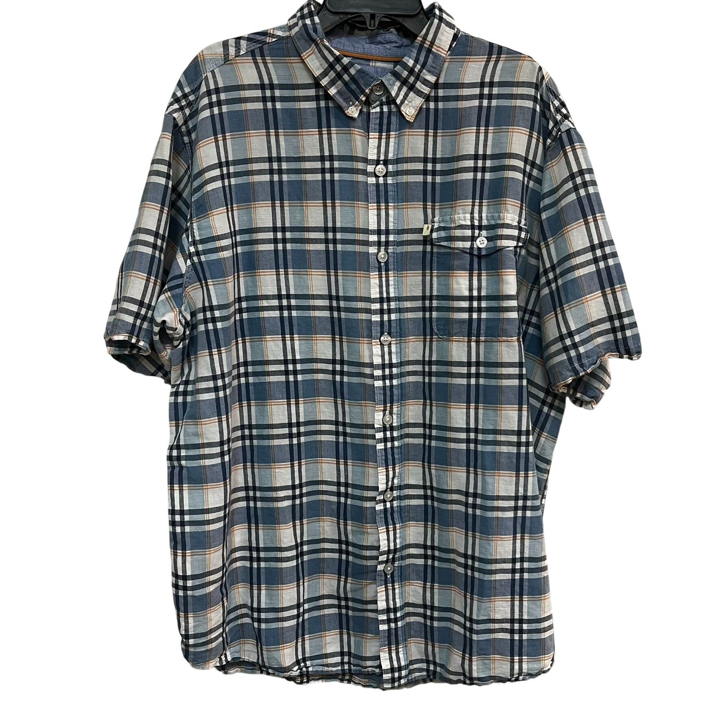 Lot of 2 Bob Timberlake Men's Short Sleeve Button Down Shirts Size 2XL