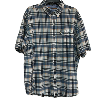 Lot of 2 Bob Timberlake Men's Short Sleeve Button Down Shirts Size 2XL