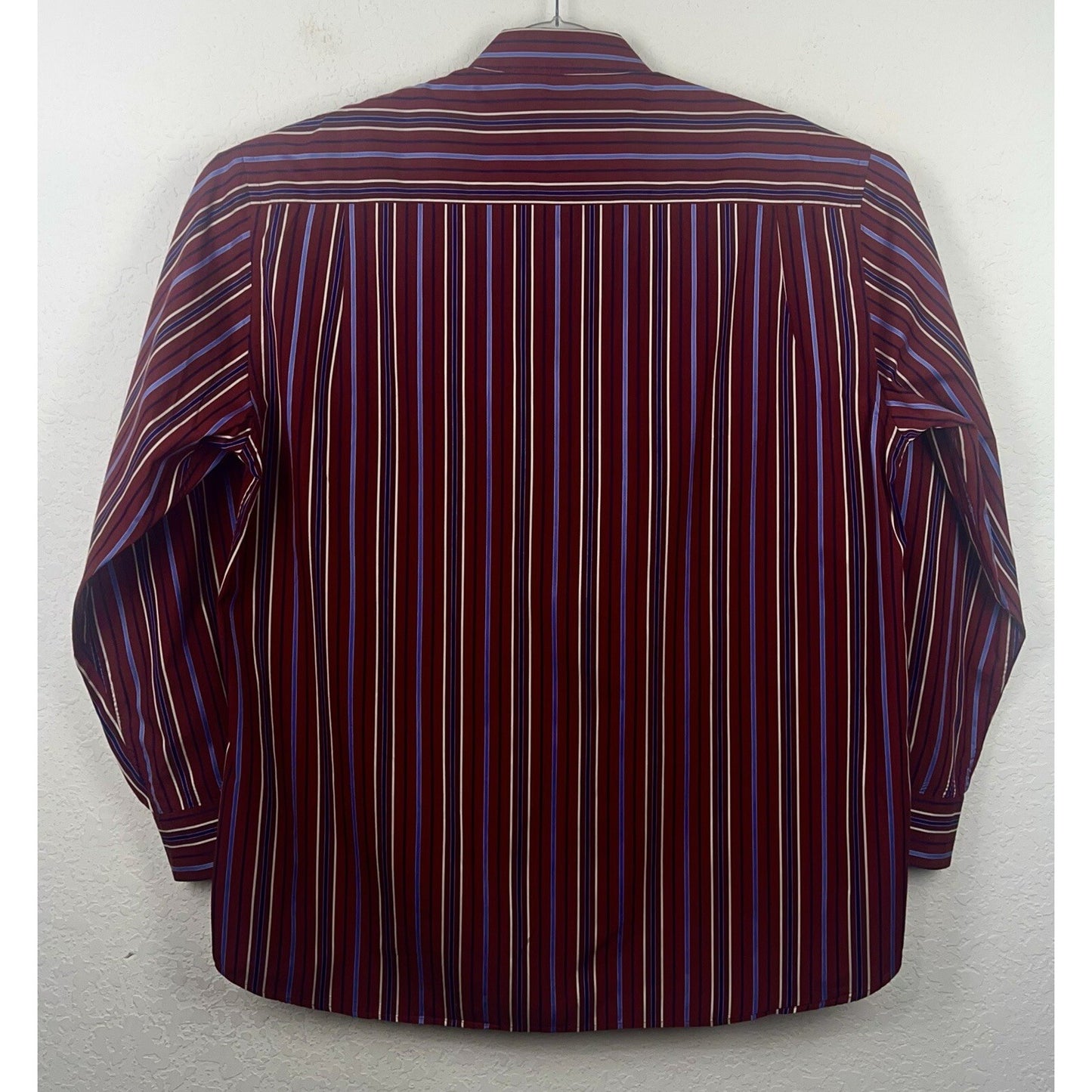 Paul & Shark Yachting Italy Cotton Striped Button Up Long Sleeve Dress Shirt XXL