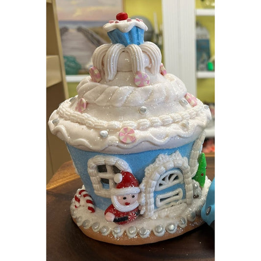 Christmas Par Hill Cupcake House Small Decor