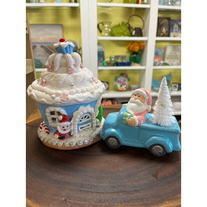 Christmas Par Hill Cupcake House Small Decor