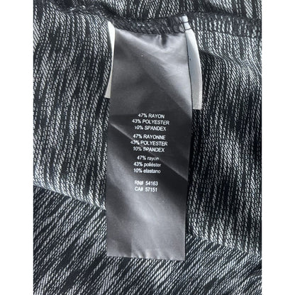 Karl Lagerfeld Black Gray Space Dye Logo Men’s Zip Front Polo Casual Shirt XL