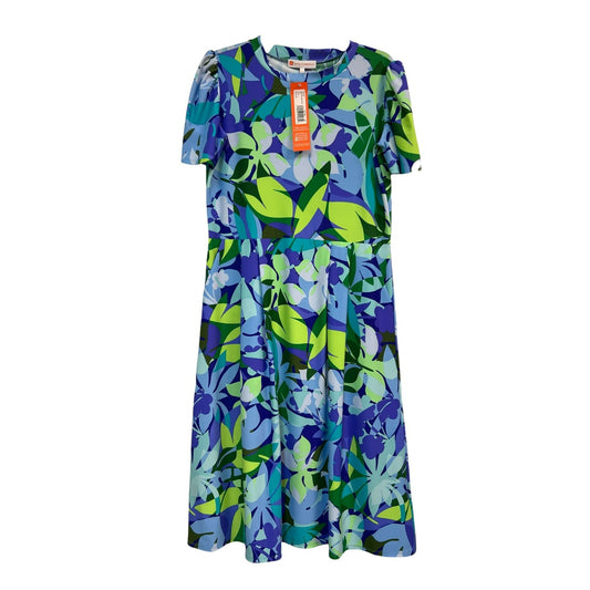 Jude Connally Kaleidoscope Floral Iris Stacey Dress Size Large NWT $218