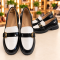 Cole Haan Black & White Loafers – Size 6