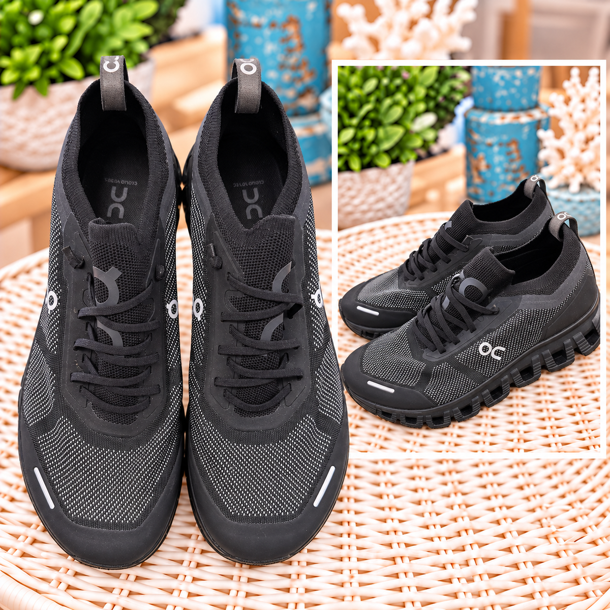 On Cloud Women’s Black Sneakers – Size 10½ – NWT