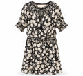 Tory Burch Black & Tan Floral Dress – Size Large