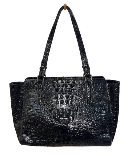 Brahmin Melbourne Collection Josette Black Tote Bag
