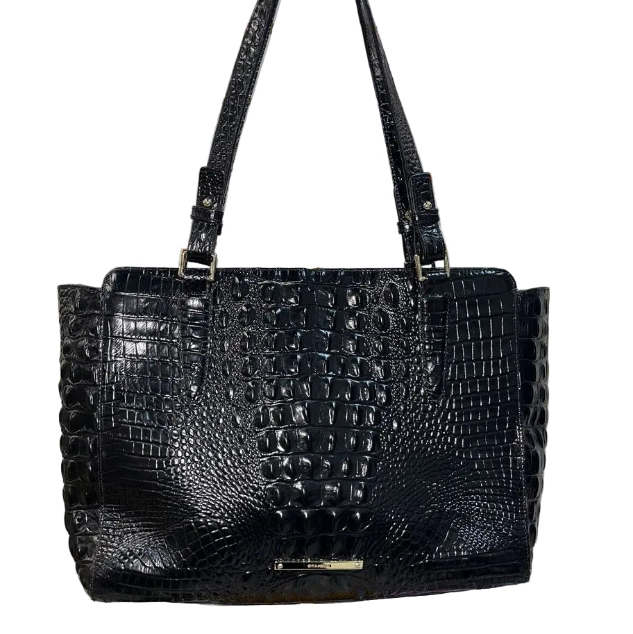 Brahmin Melbourne Collection Josette Black Tote Bag