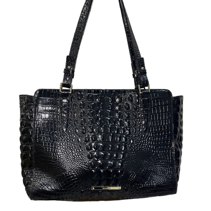 Brahmin Melbourne Collection Josette Black Tote Bag