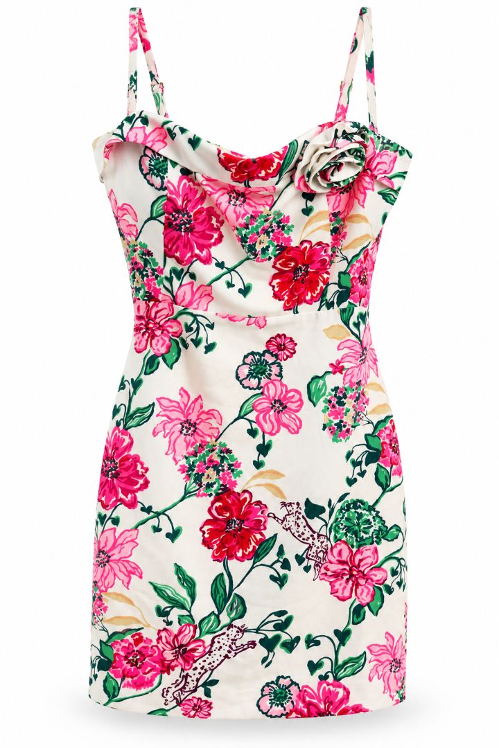 Lilly Pulitzer Nikola Coconut Safari Sanctuary Dress Size 12 NWT