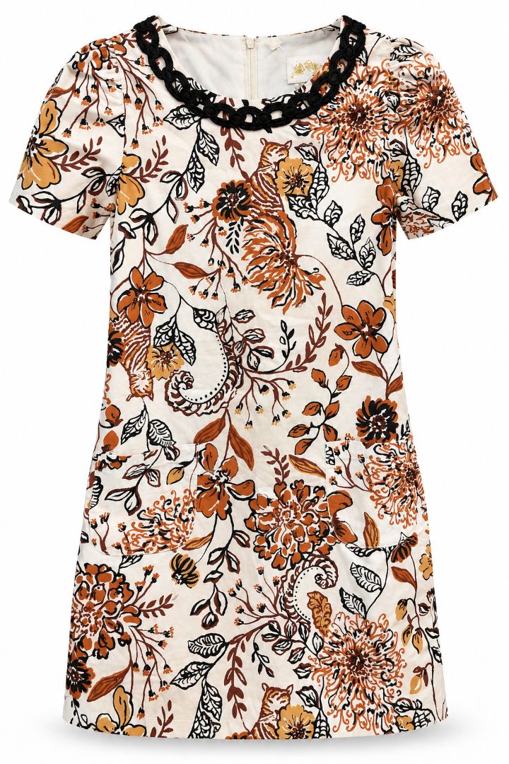 Lilly Pulitzer Brown Floral Dress – Size 12