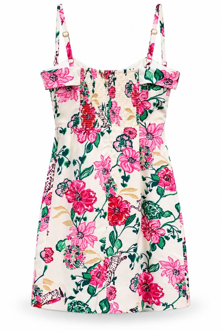 Lilly Pulitzer Nikola Coconut Safari Sanctuary Dress Size 12 NWT