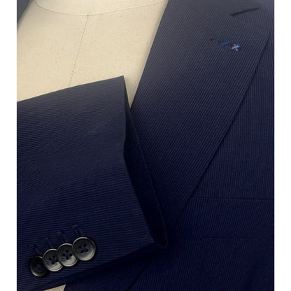 Scotch & Soda Unconstructed Casual Navy Blue Blazer Sport Coat 40L Large L