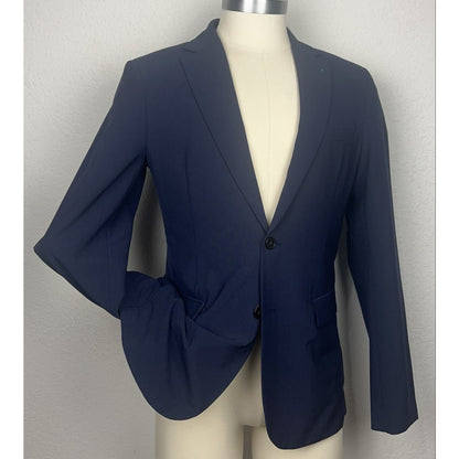Scotch & Soda Unconstructed Casual Navy Blue Blazer Sport Coat 40L Large L