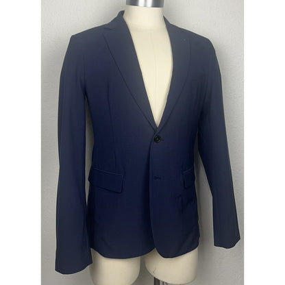 Scotch & Soda Unconstructed Casual Navy Blue Blazer Sport Coat 40L Large L