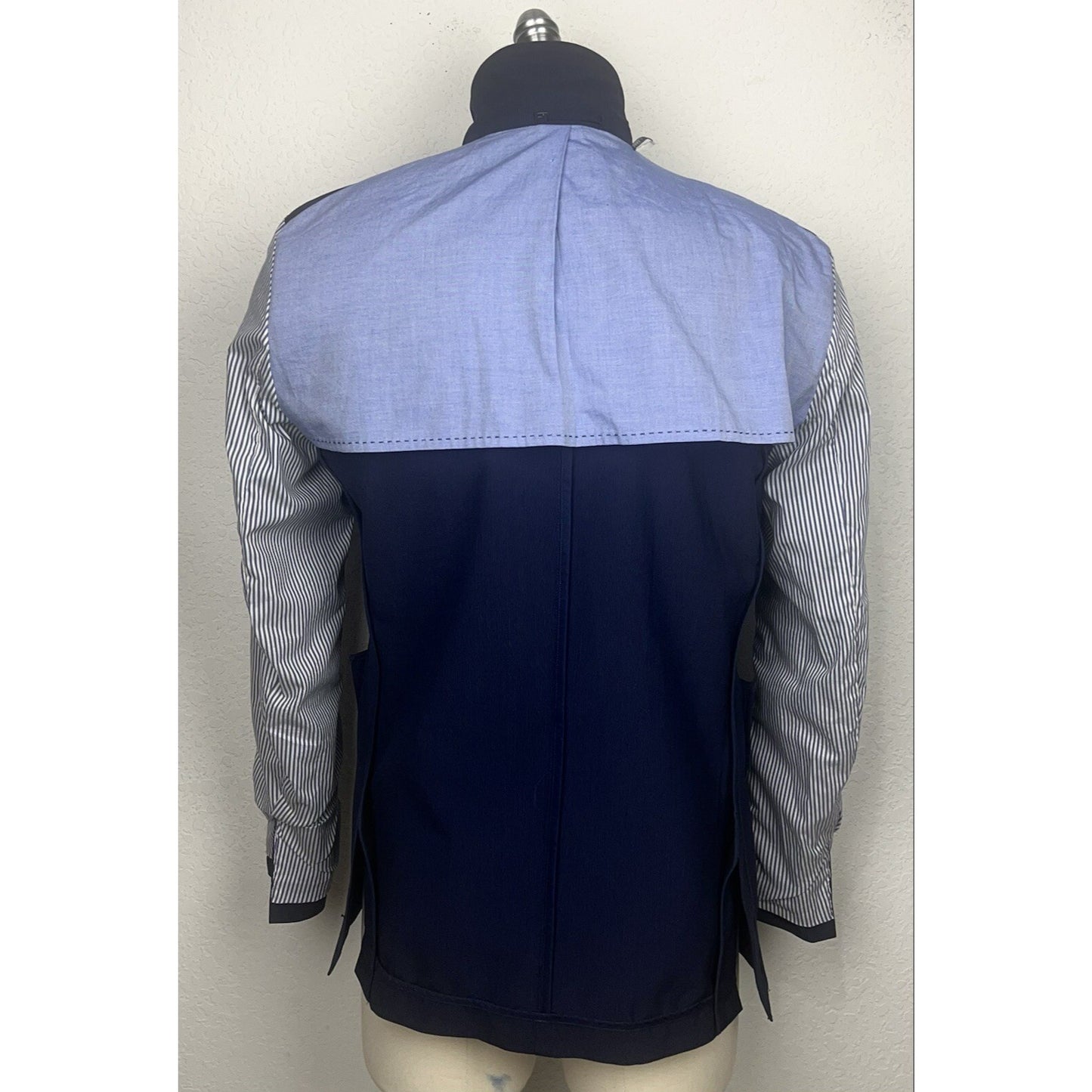 Scotch & Soda Unconstructed Casual Navy Blue Blazer Sport Coat 40L Large L