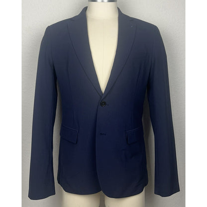 Scotch & Soda Unconstructed Casual Navy Blue Blazer Sport Coat 40L Large L