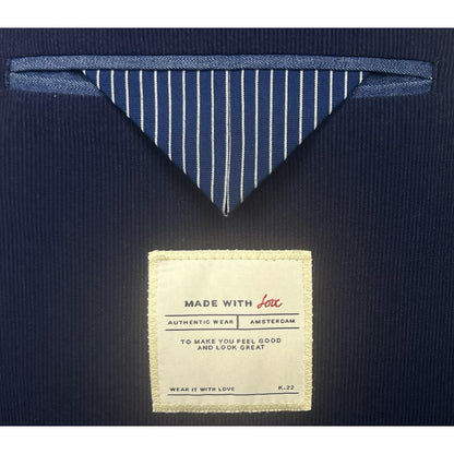 Scotch & Soda Unconstructed Casual Navy Blue Blazer Sport Coat 40L Large L