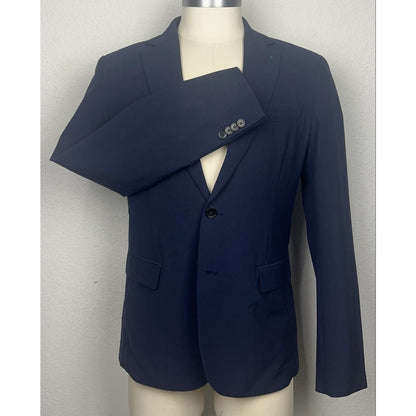 Scotch & Soda Unconstructed Casual Navy Blue Blazer Sport Coat 40L Large L