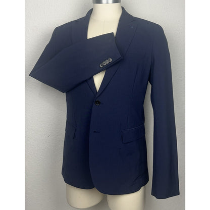 Scotch & Soda Unconstructed Casual Navy Blue Blazer Sport Coat 40L Large L