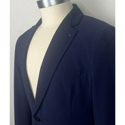 Scotch & Soda Unconstructed Casual Navy Blue Blazer Sport Coat 40L Large L