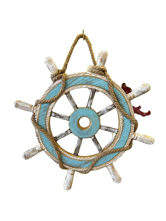 Nautical Wooden Ship Wheel