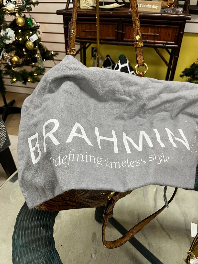 Brahmin XL Toasted Almond Shoulder Bag