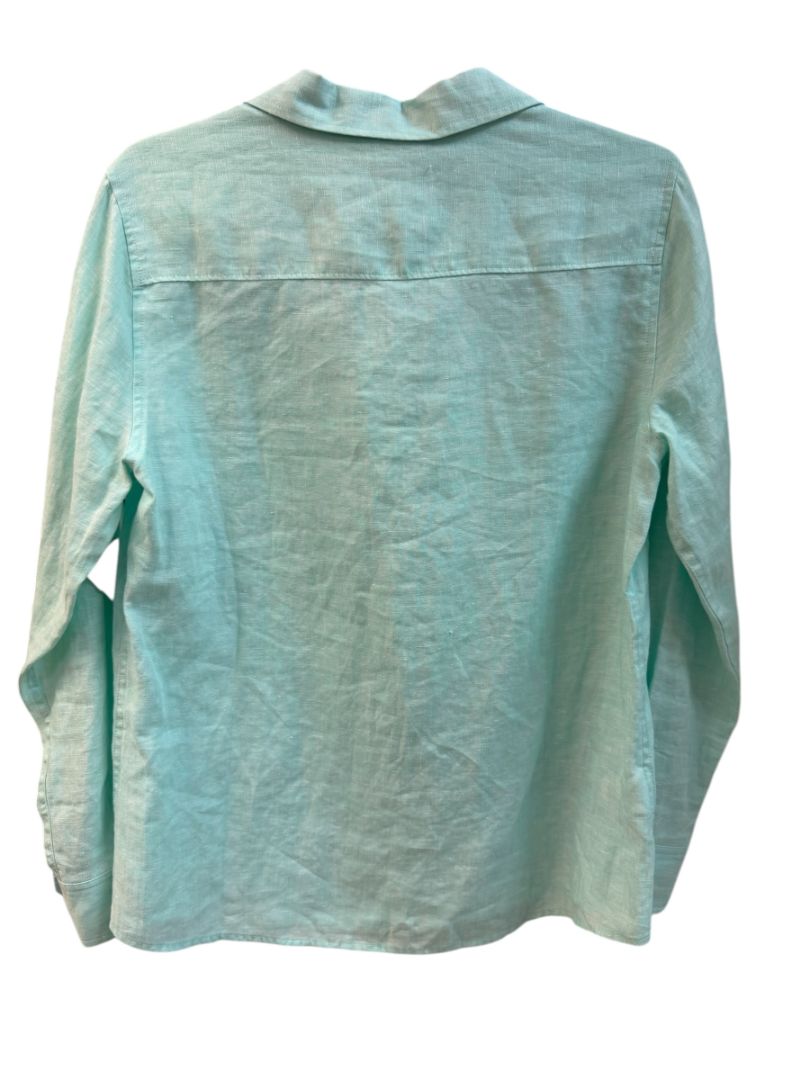 NWT Tommy Bahama Aquarius Long Sleeve Coastalina Linen Shirt 🌴 Size Small