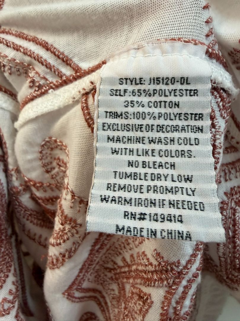 NWT Johnny Was Eyal Knit Boxy Tee