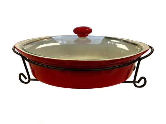 Caliente Baking Dish Large Red