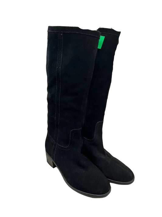 Marc Fisher Tall Black Suede Boots Size 9.5