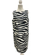 Brooks Brothers Zebra Print Black & White Size 14