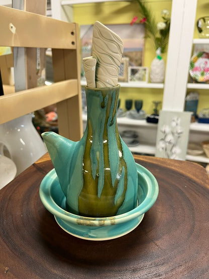 Garlic & Ginger Grating Plate & Creuset for Bread & Oils